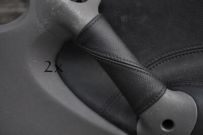 FITS FORD KA 1996 - 2006  2X DOOR HANDEL COVERS black stitch CUSTOM NEW