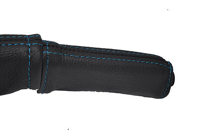 blue stitching FITS VW GOLF MK2 2 II JETTA 83-92 LEATHER HANDBRAKE HANDLE COVER