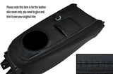 BLACK STITCH MANUAL GEAR SURROUND SKIN COVER FITS MITSUBISHI LANCER 2004-2007
