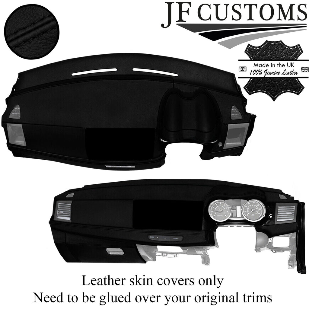 BLACK STITCH LEATHER DASH DASHBOARD COVER FITS MITSUBISHI LANCER EVO X 10