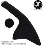 BLACK STITCHING HANDBRAKE GAITER SUEDE COVER FITS HONDA ACCORD 2003-2007