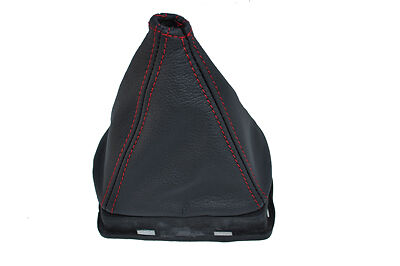 red stitch FITS Holden Commodore vl leather Gear Boot fit over rubber boot