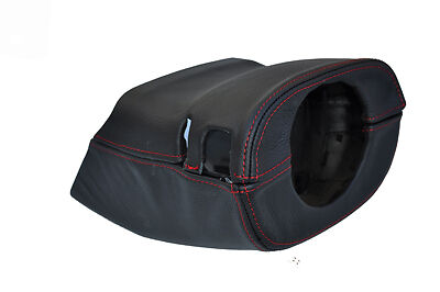 red stitch FITS TOYOTA MR2 MK2 89-00 STEERING WHEEL SHROUD LEATHER COVER