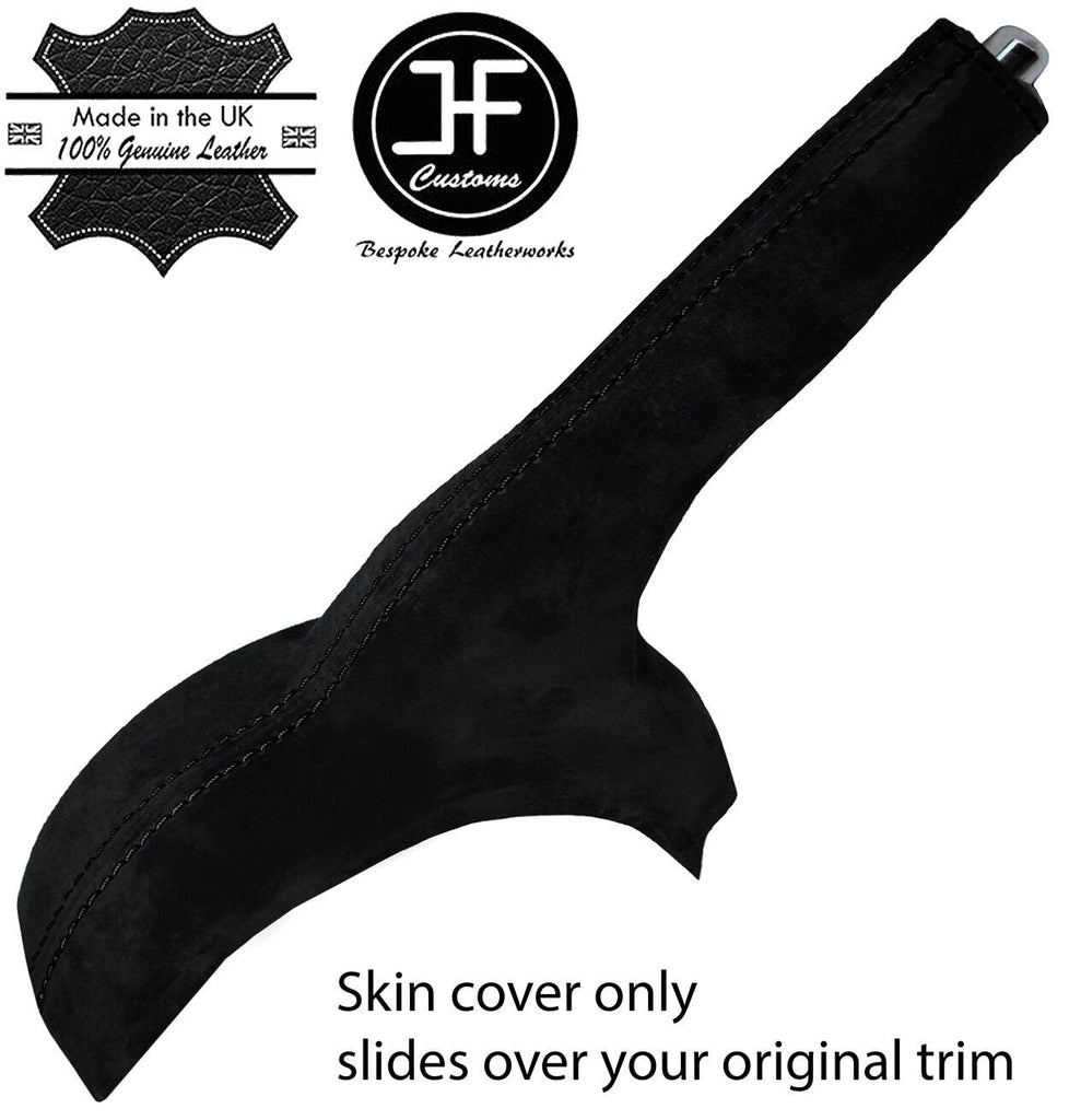 BLACK STITCH REAL SUEDE HANDBRAKE GAITER FITS FORD MONDEO MK3 2001-2006