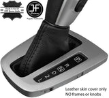 BLACK STITCH TOP GRAIN LEATHER AUTOMATIC GEAR GAITER FITS SUZUKI SWIFT 10-17