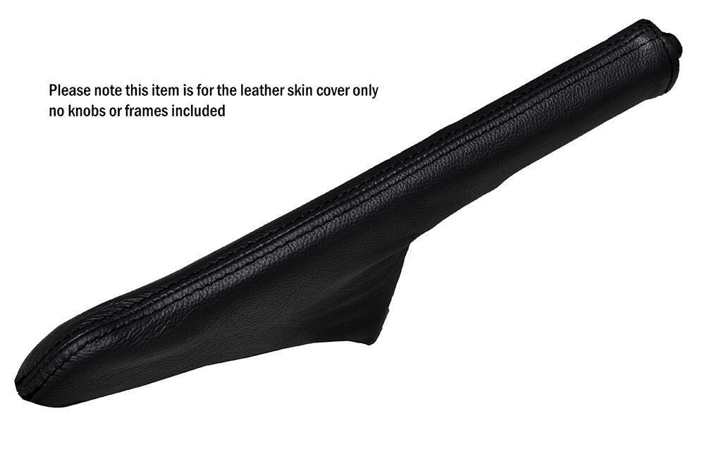 BLACK STITCH LEATHER HANDBRAKE GAITER FITS FORD ESCORT MK3 MK4 XR3I RS TURBO
