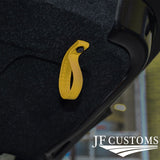 YELLOW LEATHER TAILGATE BOOT PULL STRAP HANDLE FITS FIAT 500 ABARTH 07-16