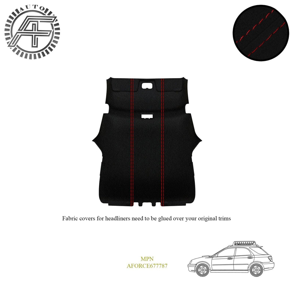 LUXE SUEDE HEADLINER COVER FOR SUBARU IMPREZA MK2 5 DOOR ESTATE 2000-2007