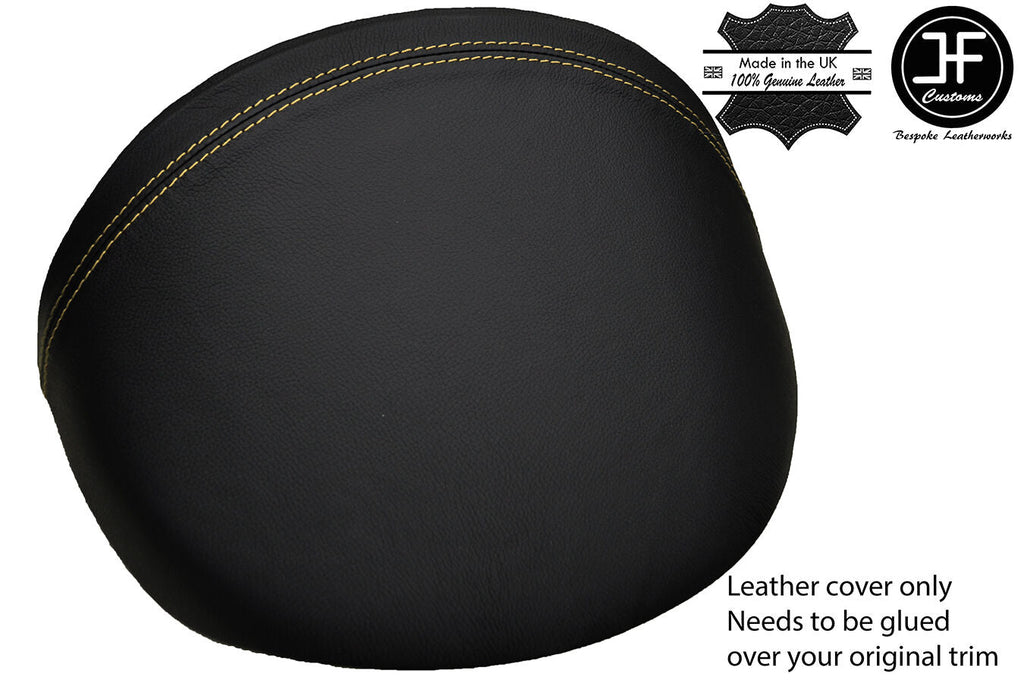 CREAM STITCH LEATHER DASH COWL HOOD COVER FITS MG MGF MG TF 1995-2005 STYLE 2