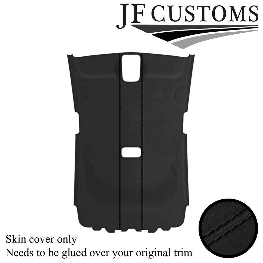 BLACK STITCH D GREY SUEDE  HEADLINER COVER FOR VW GOLF MK5 V 2003-2009 5DR