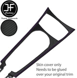 PURPLE STITCH CENTRE CONSOLE TRIM CARBON VINYL COVER FOR BMW Z4 E85 02-09 DSG2