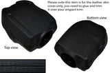 BLACK STITCHING STEERING SHROUD SKIN COVER FITS TRIUMPH STAG 2000 MK2 DOLOMITE