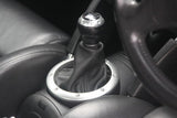 FITS AUDI TT LEATHER GEAR GAITER SHIFT BOOT BLACK STITCHING 1998-2006 MADE IN UK
