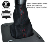 RED STITCH LEATHER SEMI AUTO AUTOMATIC GEAR GAITER FITS FIAT STILO 2001-2007