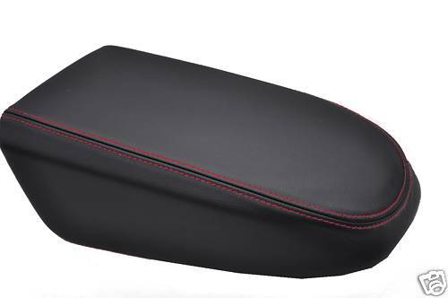 FITS FORD FOCUS 08+ MK4 ARMREST COVER LEATHER RED ST CUSTOM NEW MADE IN UK