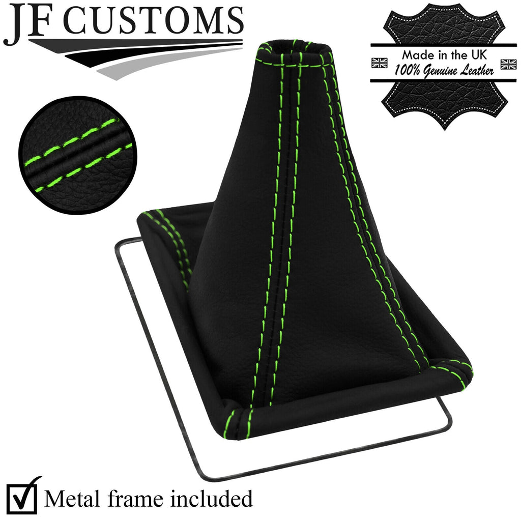 GREEN STITCHING LEATHER GEAR + METAL FRAME FITS TOYOTA CELICA TA40 RA40 77-81