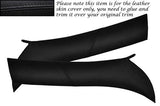 BLACK STITCH FITS ALFA ROMEO GTV SPIDER 916 95-05 2X WINDSCREEN PILLAR COVERS