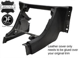 BLACK STITCH CENTRE CONSOLE TRIM LEATHER COVER FOR SUBARU IMPREZA WRX STI 93-97