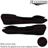RED STITCH FULL CENTRE CONSOLE SUEDE COVERS FITS PORSCHE 911 Boxster 986 996