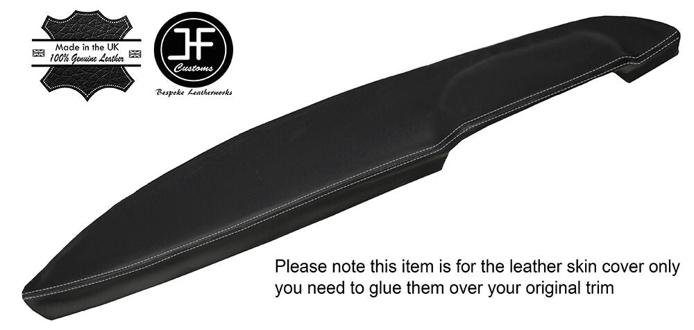 GREY STITCHING TOP DASH DASHBOARD LEATHER COVER FITS FORD CONSUL MK2 CUSTOM NEW