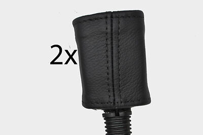 black stitch FITS FORD MONDEO MK1 MK2 93-00 2X FRONT SEAT BELT STALK COVERS