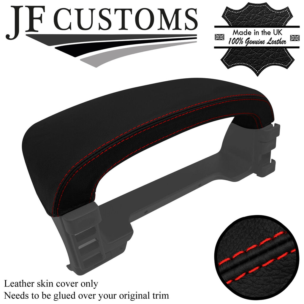 RED STITCH LEATHER SPEEDO BINNACLE COVER FOR LAND ROVER DISCOVERY MK2 96-04