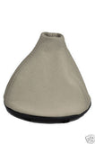 FITS FIAT 500 GEAR COVER GAITOR GAITER IVORY REAL 100% LEATHER  2007 TO 2013