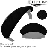 BLACK STITCH LUXE SUEDE SPEEDO SURROUND COVER FOR PORSCHE CAYMAN 987 05-12 JF2