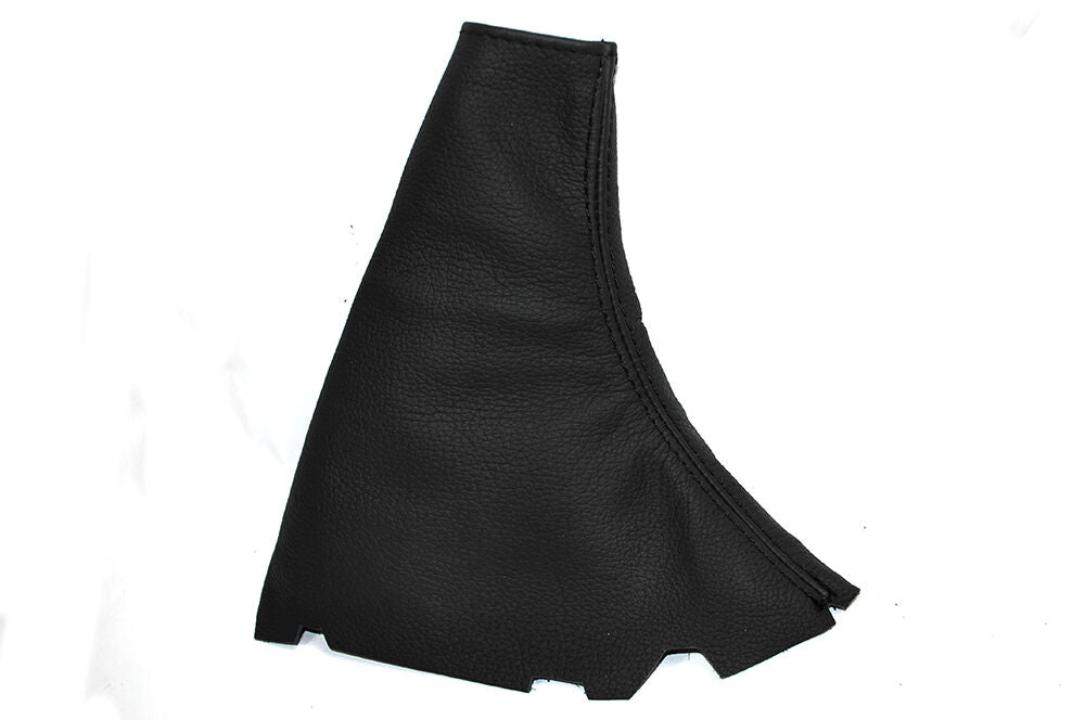 BLACK STITCHING LEATHER SKIN HANDBRAKE GAITER FITS FORD FOCUS MK2 2004-2008