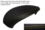 YELLOW STITCH SPEEDO GAUGE HOOD LEATHER SKIN COVER FITS BMW 1 SERIES E81 E82 E87