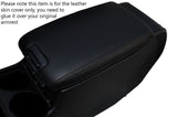 BLACK STITCHING ARMREST LID LEATHER SKIN COVER FITS HONDA LEGEND 1996-2004
