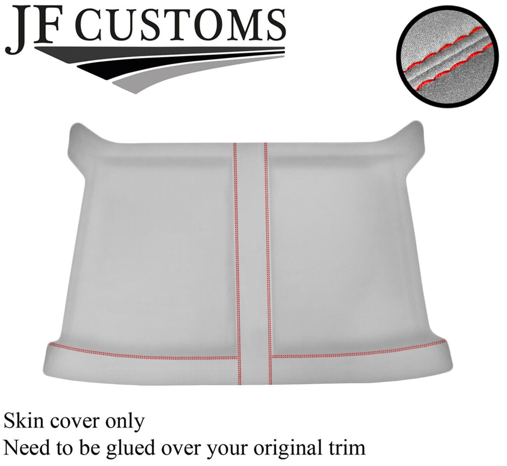 RED STITCH REAR ROOF LINING L GREY SUEDE COVER FITS DEFENDER 90 07-15 CUSTOM NEW