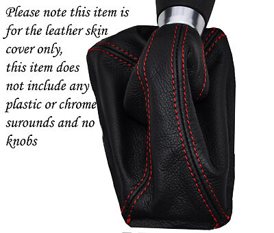 RED STITCHING FITS FORD FOCUS MK3 2011 + LEATHER GEAR GAITOR CUSTOM NEW