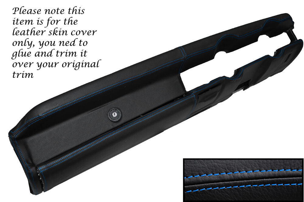 BLUE STITCH TOP DASH DASHBOARD LEATHER SKIN COVER FITS HILLMAN IMP LATE MODELS