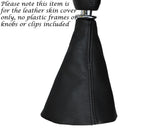 BLACK STITCHING LEATHER MANUAL GEAR GAITER FITS CHRYSLER SEBRING 2007-2010