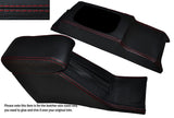 RED STITCH CONSOLE & ARMREST SKIN COVERS FITS HONDA CIVIC EG6 EG9 EJ1 92-95