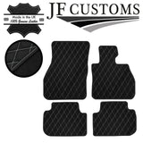 WHITE DIAMOND STITCH VINYL 4X TAILORED FLOOR MAT CARPETS FOR BMW F40 19-21