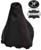 RED STITCH REAL LEATHER MANUAL GEAR GAITER FITS FITS AUDI 80 90 B3 B4 84-96