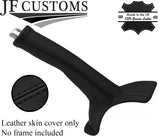 BLACK STITCH REAL LEATHER HANDBRAKE COVER FITS HYUNDAI COUPE GENESIS 10-16