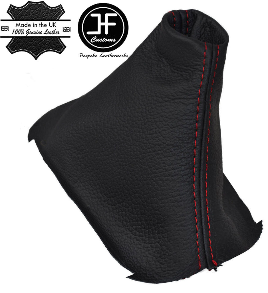 RED STITCHING MANUAL LEATHER GEAR STICK GAITER FITS SEAT LEON MK3 2012-2015