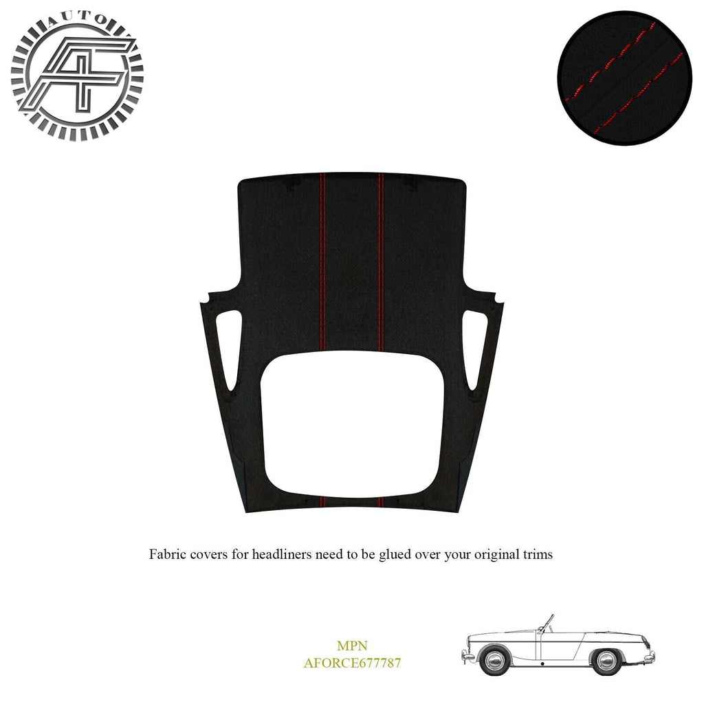 LUXE SUEDE HEADLINER COVER FITS MG MIDGET MK1 2-DOOR FASTBACK HARDTOP 1961-1964