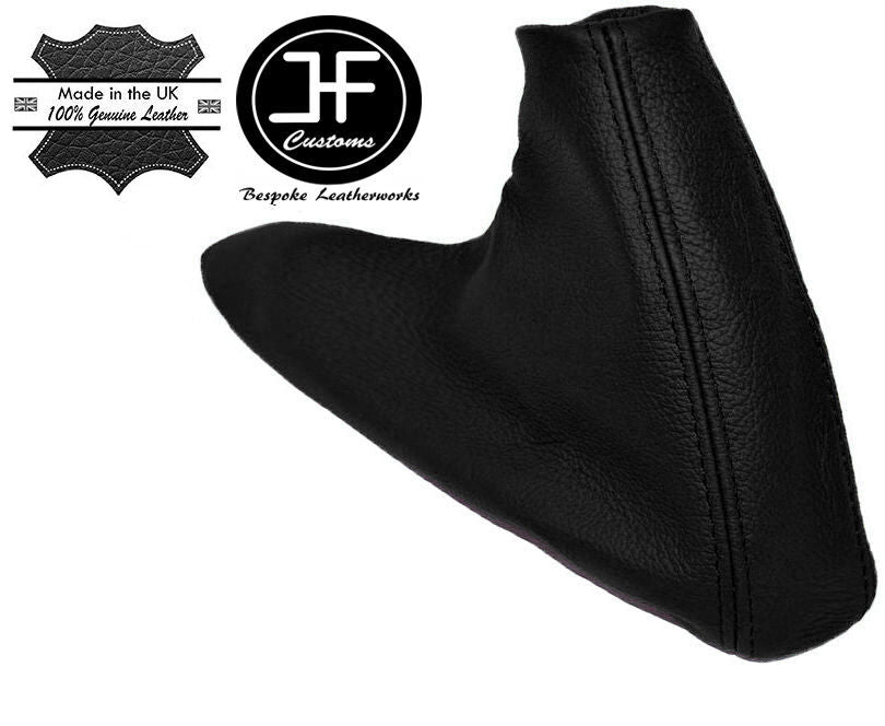 BLACK LEATHER HANDBRAKE GAITER FOR BMW E90 E91 E92 E93 3 SERIES CUSTOM NEW