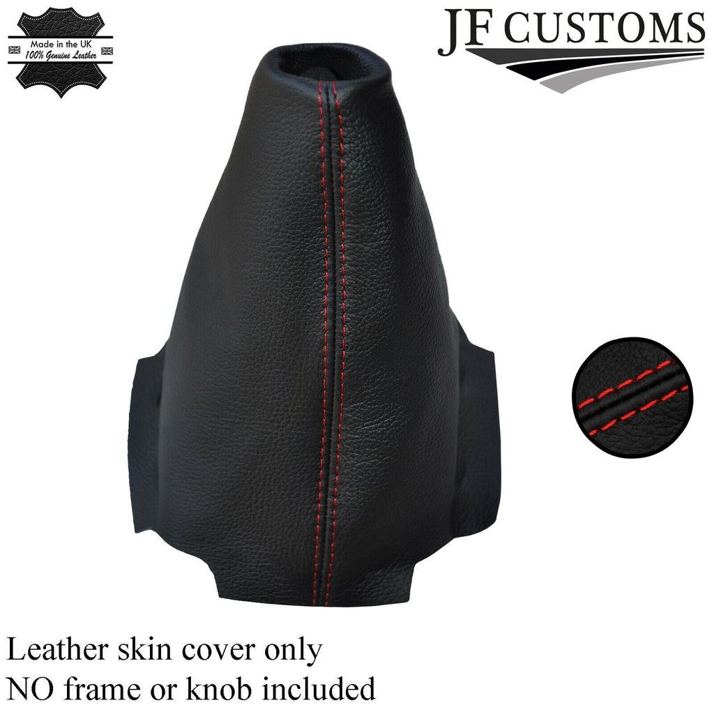 RED DOUBLE SITCH FITS MAZDA 6 2008-2012 LEATHER GEAR GAITER SHIFT BOOT