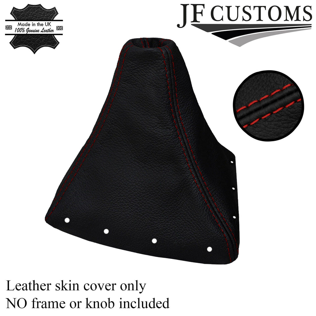 DARK RED STITCH LEATHER GEAR GAITER COVER FOR NISSAN SKYLINE R31 1985-1988