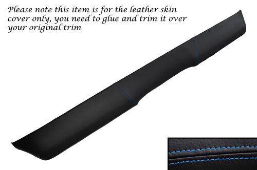 BLUE STITCH FITS FORD CORTINA MK2 TOP DASH DASHBOARD LEATHER SKIN COVER