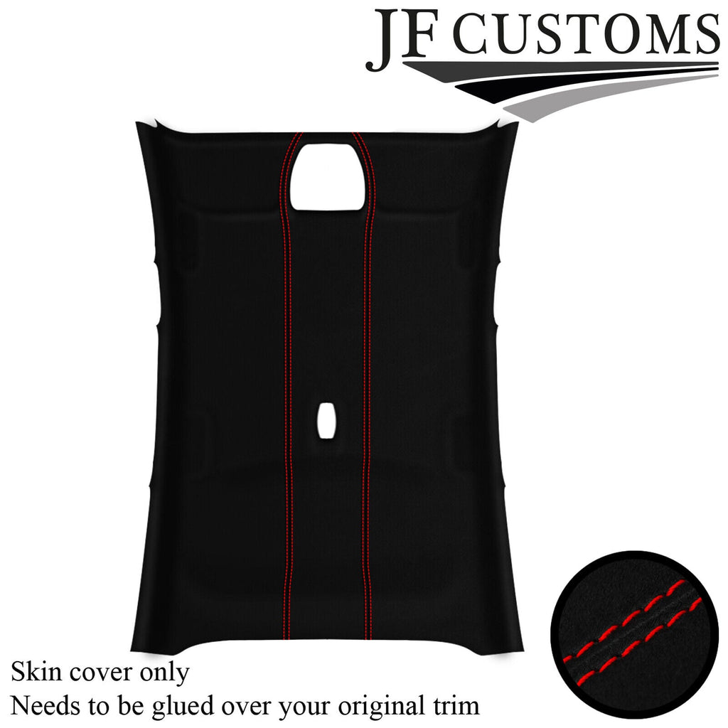 RED STITCH LUXE SUEDE ROOF HEADLINER COVER FOR FORD FOCUS ST MK3 11-15 5DR