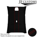 RED STITCH LUXE SUEDE ROOF HEADLINER COVER FOR FORD FOCUS ST MK3 11-15 5DR