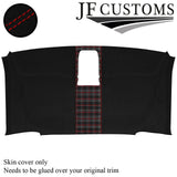 RED STITCH TARTAN SUEDE HEADLINER COVER FITS VW T6 MULTIVAN 16-19 CUSTOM NEW