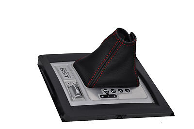 FITS MITSUBISHI EVO 10 SST 08+ black gear red stitch CUSTOM NEW MADE IN UK