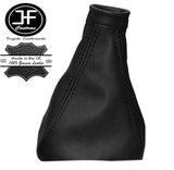 BLACK REAL LEATHER MANUAL GEAR LEVER GAITER FITS FIAT MULTIPLA 98-10 CUSTOM NEW